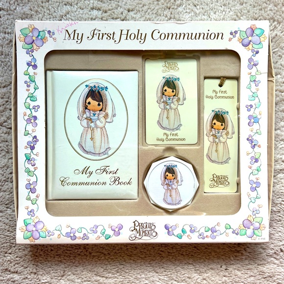 Vintage Precious Moment holy communion gift box set - Picture 1 of 4